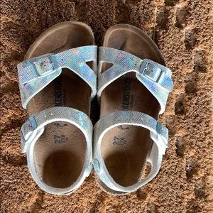 Birkenstock Rio Iridescent size 27 9-9.5